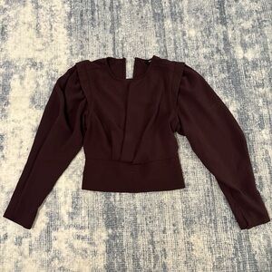 Express Dark Brown Women's Blouse